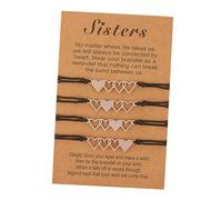 TOVINANNA 4 pièces Bracelet Amitié Acier Inoxydable Lot de Bracelets Uniques pour Femmes Élégant et pour Toutes Occasions