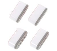 TOVINANNA 4 pièces Coussin Siège Toilette Silicone Bumper Pads Réducteur de Lunette pour Bidet Réhausseur Antidérapant pour Usage Domestique et Hôtelier