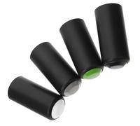 TOVINANNA 4 pièces Couvercles de Batterie Micro à Vis Compatible Accessoires Microphone Sans Fil Plastique et Facile à Installer Vert Noir Blanc Gris