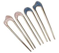 TOVINANNA 4 Pièces Épingles à Cheveux en Alliage de U Classiques pour Femmes, Accessoires de Coiffure Élégants Adaptés pour Mariage et Soirée, Ne Cassant Pas les Cheveux