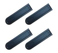 TOVINANNA 4 Pièces Manchon de Sécurité en PE Noir pour Plaque de Guidage de Tronçonneuse Protection Complète et Résistance à l'usure, pour Entretien de Jardin et Bûcheronnage