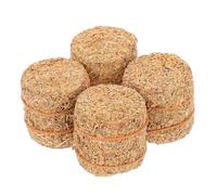 TOVINANNA 4 pièces Mini Meules de Foin Décoratives Réalistes pour Décoration Ferme Maison de Poupée Accessoires DIY Champêtre Décor Micro Scène Champ de Paille