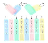 TOVINANNA 40Pièces Étiquettes de Colorées pour Organiser et Trousseaux Accessoires de Voyage