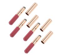 TOVINANNA 4pièces Applicateurs de Gloss pour Lèvres Pinceaux Correcteurs Silicone Outils de Maquillage Compacts pour Retouches Express