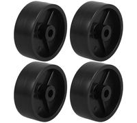 TOVINANNA 4pièces Kit Roues pour Chauffage de Terrasse Accessoires de Remplacement pour Chauffage Gaz Extérieur Roues Mobiles Durables pour Barbecue et Parasol