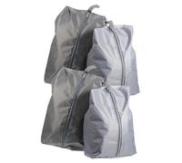 TOVINANNA 4pièces Sacs à Chaussures de Voyage Portables pour Grandes Baskets Organisateurs de Rangement Suspendus Peu Encombrants pour Chaussures Urbaines et Sandales