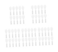 TOVINANNA 5 Ensembles Comprimés Dentifrice Tu Chargeur Conique Brosette Dentaires Brosses À Dents Brosse À Dent Brosse De Nettoyage Buccal Nettoyage Des Dents Nylon Blanche 10 Pièces * 5