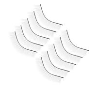 TOVINANNA 5 Paires de Faux Cils D'entraînement Auto-adhésifs pour Extensions de Cils, Bandes Fines pour Pose sur Tête de Mannequin, Entraînement Professionnel pour Débutantes en Maquillage