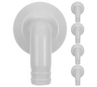 TOVINANNA 5 Pièces Adaptateur De Tuyau Dunité Coudé Raccord Coudé Pour Climatiseur Connecteur De Climatiseur Dunité Raccord Coudé De Tuyau De Vidange Plastique Machine Externe