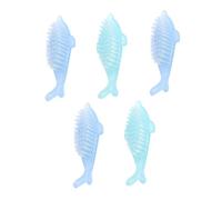 TOVINANNA 5 pièces Brosse Nettoyante Ongles Portable Brossette Pratique pour Poussière Ongles et Facile à Tenir Nettoyage pour Manucure et Pédicure Couleur Aléatoire Couleur Aléatoire