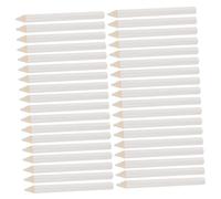TOVINANNA 50 Pièces Stylo de Ramassage Paillettes Blanc Crayon à Cire Pointage Multifonction pour Nail Art Couture Marquage Tissu et Décoration Ongles