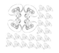 TOVINANNA 500Pièces Bouchons Arrière de Oreille Silicone Transparent Remplacements Sécurisés Accessoires DIY pour Boucles Oreilles