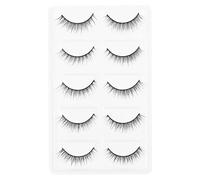 TOVINANNA 5paires Set Faux Naturels Fibres Réutilisables Pour Look Éblouissant Et Confortable