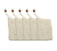 TOVINANNA 5pièces à Exfoliant Maille Moussante Avec Corde Pour Bains Pour Âges Facile à Suspendre Utiliser Pour Nettoyage Peau