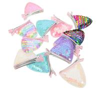 TOVINANNA 6 Paires Mini Barrettes Oreilles de Chat Éclatantes pour Garçon Fille Clips Canard Pailletés Confortables et Légers Accessoires Capillaires Animaux Cosplay pour Fêtes et École