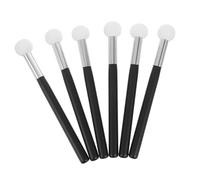TOVINANNA 6 pièces Brosse à Correcteur Éponge Champignon Outils de Maquillage Réutilisables pour Fond de Teint et Correcteur Applicateurs de Beauté Humide et Sec pour Naturel