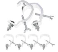 TOVINANNA 6 pièces Crochets Robustes pour Éclairage de Scène Alliage Aluminium Pinces Truss Pratiques pour Fixation Rapide et Sécurisée de Lampes Scéniques Lot de Supportant Jusqu