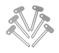 TOVINANNA 6 pièces Presse-tube Dentifrice Métal Outil pour Tubes de Crème Colle et Cosmétiques Design Pratique et Facile à Utiliser pour Toute la Famille