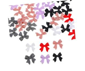 TOVINANNA 60 Pièces Décorations pour Ongles Charms Bow Ornements de Accessoires Transformation Facile de Ongles pour Diy