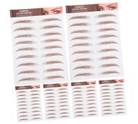 TOVINANNA 6feuilles Autocollants Sourcils Imperméables Transferts Réalistes De Sourcils Temporaires Pour Femmes Couleur Brune Naturelle
