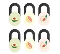 TOVINANNA 6pcs Couvre-Objectif de Webcam en Abs pour Ordinateur Portable et Tablette, Protection la Confidentialité Anti-Hacking, Housse Coulissante de Confidentialité