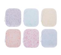 TOVINANNA 6pcs Éponge Démaquillante Lavable pour Femmes et Filles, Pva Réutilisable à Séchage à L'air, Lingette Nettoyante Douce, pour Voyage et Déplacements