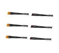 TOVINANNA 6pièces Brosse Sourcils Double-embout Multifonction Portable Léger Pinceau Mini Peigne Sourcil Maquillage Précis Résistant