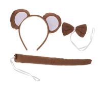 TOVINANNA 6pièces Costume Animaux Pour Garçon Fille Ensemble De Singe Et Queue Pour Fête Ou Déguisement