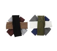 TOVINANNA 8 Pièces Bandeaux de Sport Élastiques Lot de Têtes de Yoga Multicolores Idéaux pour Fitness Course et Activités Accessoires Pratiques et Stylés pour Absorber Transpiration