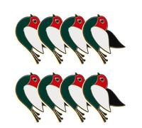 TOVINANNA 8 Pièces Épingle Oiseau Mignonne en Alliage Drapeau Palestinien, Design Compact et Léger, Épinglette à Foulard Polyvalente pour Souvenir de Voyage ou Présent