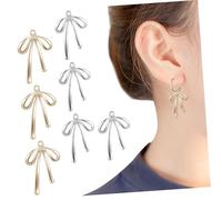 TOVINANNA 8 Pièces Pendentifs Bowknot pour Création de Charms Diy pour Bracelets Colliers et Boucles Oreilles