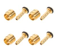 TOVINANNA 8ensemble Set de Inserts et Connecteurs Cuivre pour Frein Hydraulique Vtt Kit de Raccord Olive et Aiguille Huile pour Tuyau Frein à Disque de Maintenance Vélo et Étanche