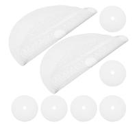 TOVINANNA 8pcs Feuilles de Déshydratation Réutilisables en Silicone Rondes pour Déshydrateur Alimentaire, Coussinets Faciles à Nettoyer pour Fruits et Viandes