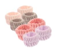 TOVINANNA 8pièces Bracelets de Lavage du Visage pour Fille Lot de Bracelets Souples et Élastiques pour Spa et Yoga