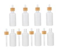 TOVINANNA 8pièces Flacons Verre Transparent Avec Pipette Bouteilles Vides Pour Huiles Essentielles Aromathérapie Et