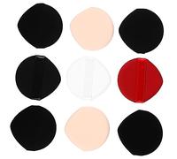 TOVINANNA 9 Pièces Houppette à Poudre Houppette à Fond De Teint Portable Pour Et Minérales Application Facile Visage