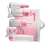 TOVINANNA 9pièces Flacon Pulvérisateur De Toner Pour Voyage Bouteille Transparente Vide Conteneur Portable Pour Shampoing Et Lotion