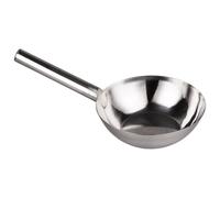 TOVINANNA à Cuillère à Soupe Multifonctionnelle en Acier Inoxydable Épais pour Puiser L'eau et Nettoyer Légumes Cuisine Professionnelle