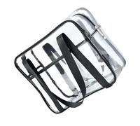 TOVINANNA À Main Transparent pour Cosmétiques Et Vêtements Trousse De Rangement Zippée pour Voyage Et Usage Quotidien