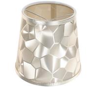 TOVINANNA Abat-jour de Lampe de Bureau Résistant Abat-jour Décoratif Géométrique Doré Remplacement pour Lampe de Table Éclairage Doux pour Salon et Chambre Adulte