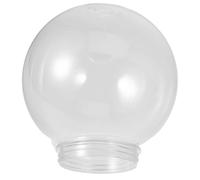 TOVINANNA Abat-jour Sphérique Transparent en Acrylique 20 Cm de Diamètre, Globe de Remplacement pour Lampes D’extérieur, Couvercle Léger pour Éclairage de Jardin et Terrasse, Montage