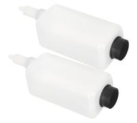 TOVINANNA Accessoires pour Distributeur de Savonnette Mural, Lot de 2 Sets de Bouteilles Intérieures Compatibles 6005/6006, Tête de Bouteille en Plastique et Pompe Alliage, Pièces