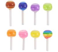 TOVINANNA Accessoires pour Nail Art 25 Pcs Décorations de Manucure DIY Breloques Bonbons 3D Fantaisie 5 Paquets Ornements Clous D’Ongles Fête Carnaval Beauté Ongles