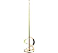 TOVINANNA Agitateur Électrique pour Perceuse 1 Pièce - Tige de Mélange Spiralée Carrée en Acier Solide - Accessoire Outil de Mélange de Peinture et Plâtre - Mélangeur pour Béton Mortier et