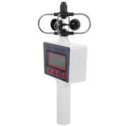 TOVINANNA Anémomètre Numérique Portable avec Écran Lcd, Compact et Léger en Plastique, pour Usage Professionnel et Enseignement Géographie