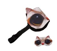 TOVINANNA Animaux Mignons Cache Yeux et Doux pour Voyages et Siestes Parfait pour Adultes et Étudiants