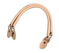 TOVINANNA Anse Sac Cabas Femme Cuir Véritable Sangle Épaisse pour Remplacement Sac à Main et Pochettes Clutches Accessoire pour DIY Style Mode Beige Jaune