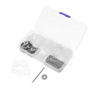 TOVINANNA Articulations Rotatives en Acrylique Solide pour Poupées, 10 Compartiments 50 Pièces, Fournitures pour Poupées à Goupilles Fendues, Accessoires DIY Polyvalents pour Modélisme