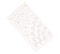 TOVINANNA Autocollants de Gemmes Adhésives pour Visage Forme de pour Festivals et Maquillage Décorations Éblouissantes Pours Yeux Visage Faciles à Appliquer et pour Style Unique