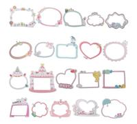 TOVINANNA Autocollants pour Cadres Photo DIY 20 Feuilles Autocollants Auto-Adhésifs Décoratifs pour Scrapbooking Journal Intime et Loisirs Créatifs 2 Sets pour Garçon et Filles et Albums